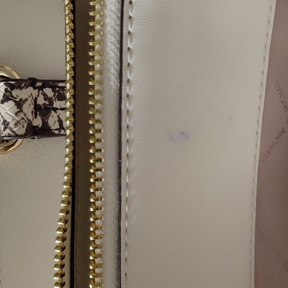 Michael Kors Reed Leather Belted Satchel - Picture 10 of 12